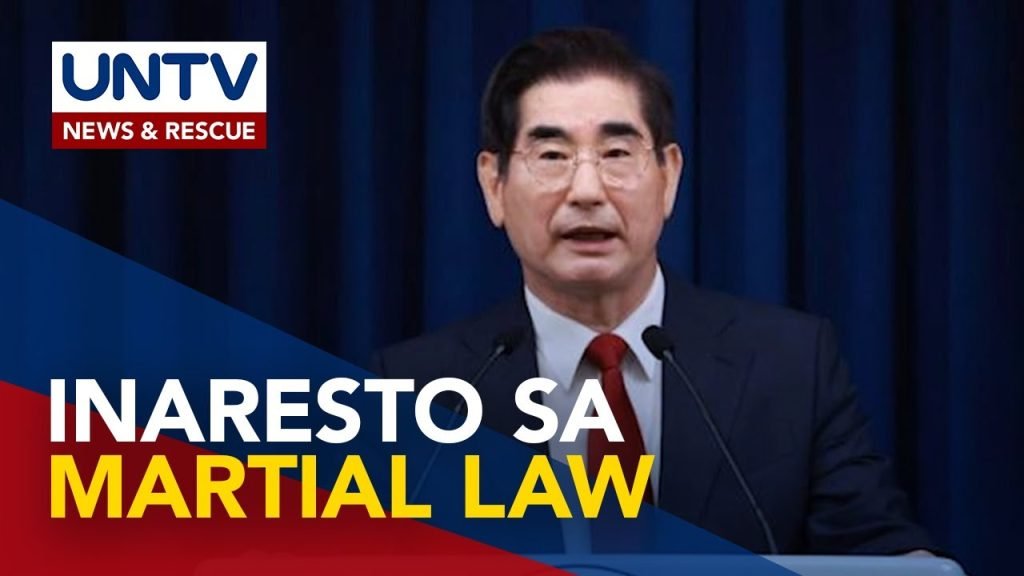 Dating Defense minister ng South Korea, inaresto kaugnay ng naging papel sa martial law declaration