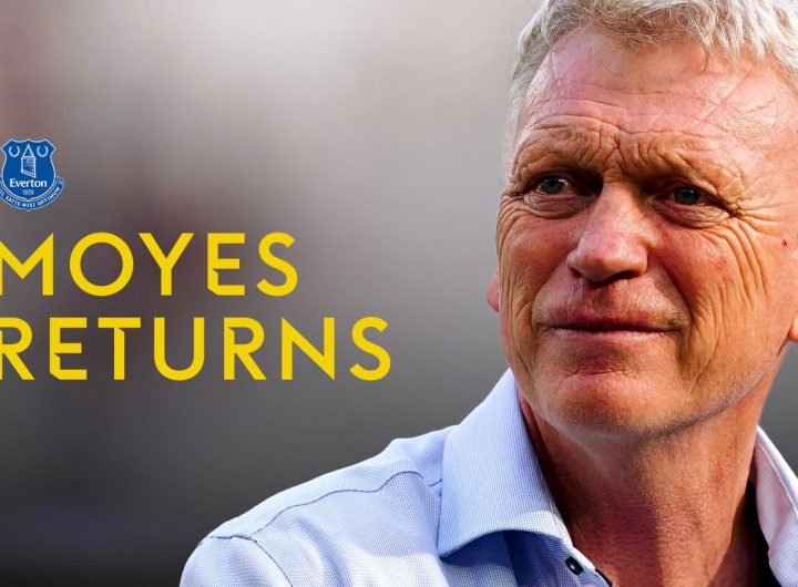 David Moyes has made an emotional return to Everton