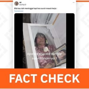 #FactCheck: The video came from a content creator who dresses as a woman and films comedic performances on TikTok #FactsFirstPH