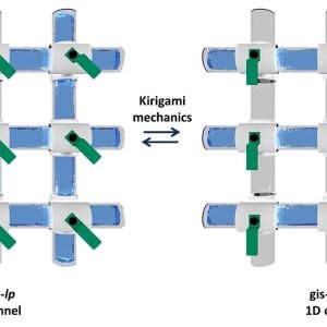 Foldable molecular paths mimic paper folding at nanoscale