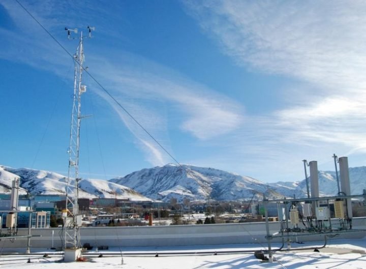 Rooftop Atmospheric Monitoring Equipment