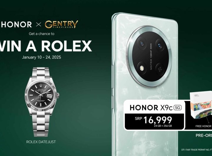 HONOR X9c 5G, Now Available for Only Php 16,999! Pre-order To Win a ROLEX Watch