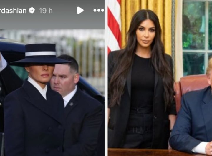 Kim Kardashian Is Facing Backlash After She Posted A Photo Of Melania Trump To Her Instagram Story During Yesterday’s Inauguration