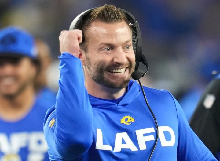 Los Angeles Rams head coach Sean McVay