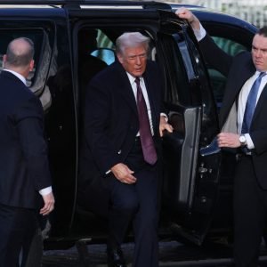 LOOK: US President-elect Donald Trump arrives for services at St. John's Church as part of Inauguration ceremonies on Monday in Washington, DC. Donald