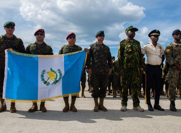 New contingent of Guatemala troops deploys to Haiti