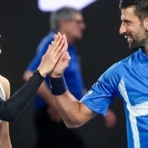 Novak Djokovic made a slice of Grand Slam history on his way into the Australian Open third round on Wednesday, but last year's women's finalist Zheng