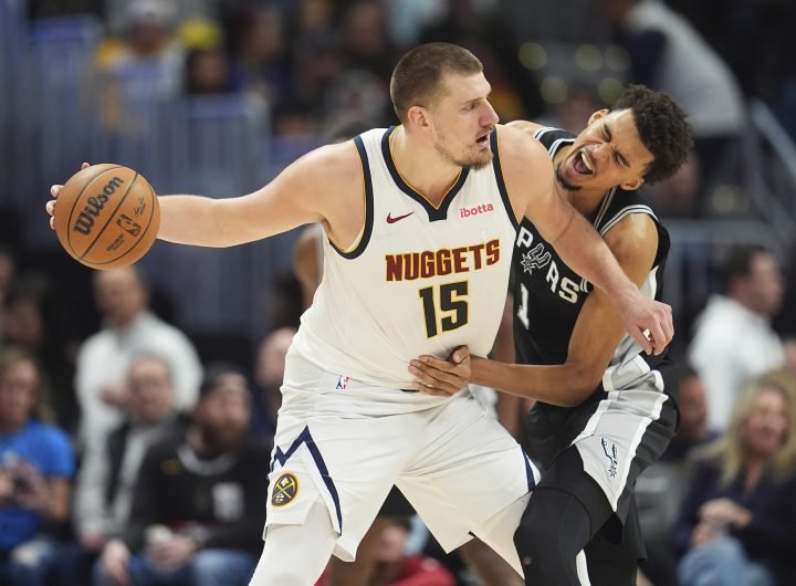 Nikola Jokic Victor Wembanyama Nuggets beat Spurs NBA