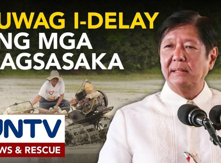 PBBM, nanawagan ng agarang suporta sa mga magsasaka ngayong planting season