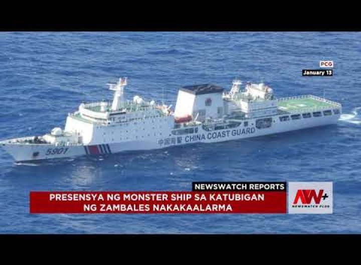 PH naaalarma sa Chinese 'monster ship' sa katubigan ng Zambales | NewsWatch Reports