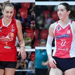 Powerhouse PVL imports Erica Staunton and Elena Samoilenko