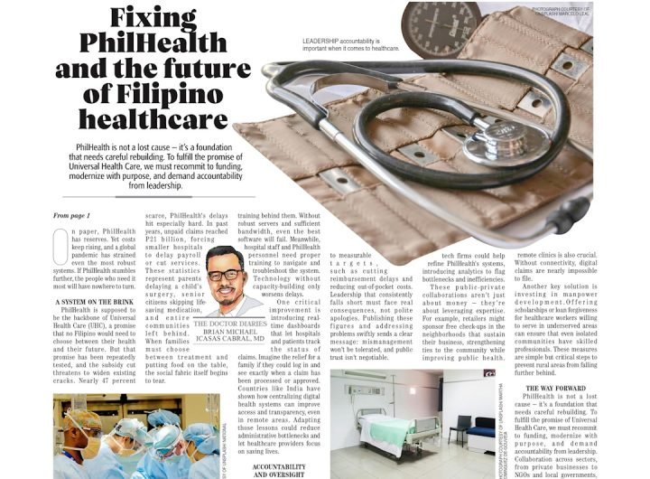 PhilHealth is supposed to be the backbone of Universal Health Care (UHC), a promise that no Filipino would need to choose between their health and the