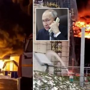 Putin's fuel depots on fire as Ukraine launches devastating drone strike