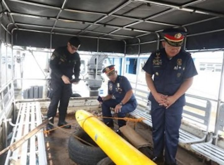 Recovered submarine drone: National security implications cited. (Photo courtesy of PRO-5)