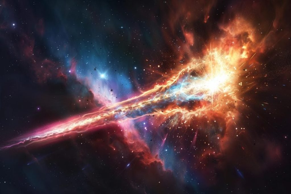 Supernova Explosion Element Creation Concept Art