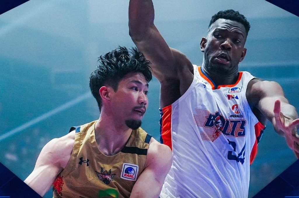 Japan B.League's Ryukyu Golden Kings and PBA's Meralco Bolts clash in the East Asia Super League EASL