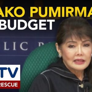 Sen. Imee Marcos, tumanggi nang magsalita sa umano'y mga blangkong Bicam report