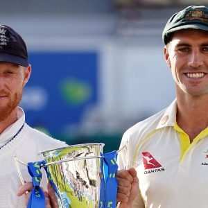 Ben Stokes and Pat Cummins