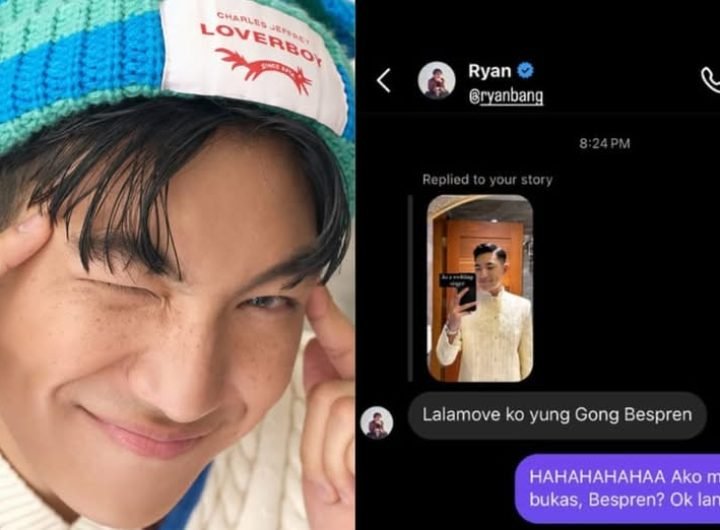 Singer and It’s Showtime host Darren Espanto took to social media to share a funny conversation he had with his co-host and close friend Ryan Bang.