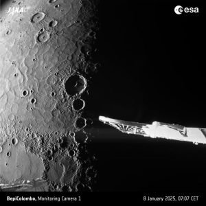 BepiColombo Mercury Shadowy North Pole