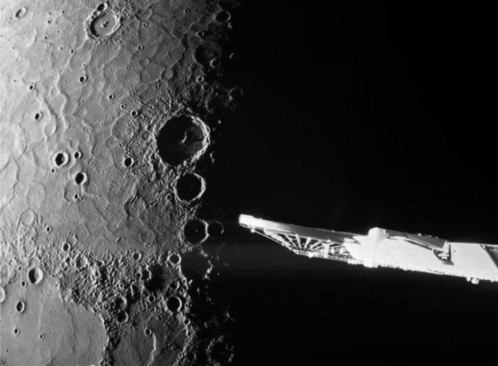 BepiColombo Mercury Shadowy North Pole