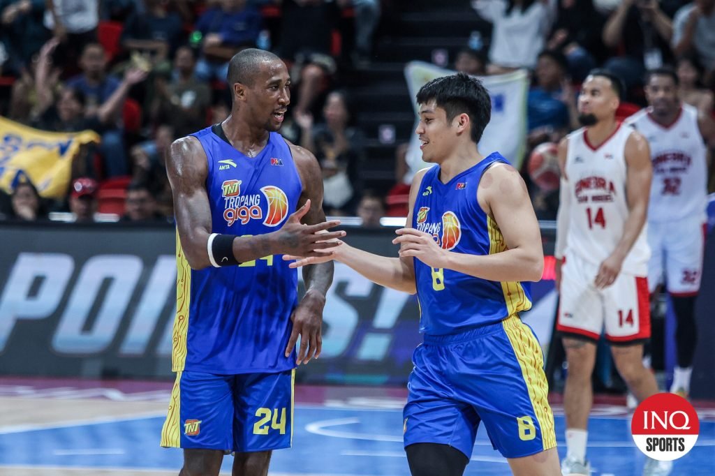 Rondae Hollis-Jefferson and Calvin Oftana lifts TNT Tropang Giga past rival Barangay Ginebra Gin Kings.