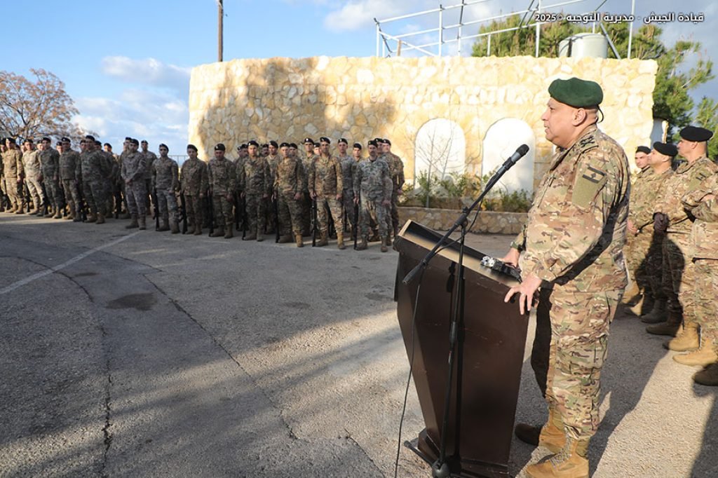 The Interim Lebanese Armed Forces Commander visits the Fifth Infantry Brigade in Sidon