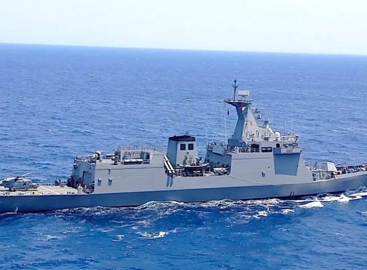 The Philippine Navy says the 'routine unilateral exercise' involves its Antonio Luna frigate and two other patrol ships operating in the Philippines'