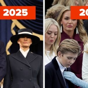 These 8 Photos Show Just How Tall Barron Trump Was At Donald Trump's 2017 Inauguration Compared To His 2025 Inauguration