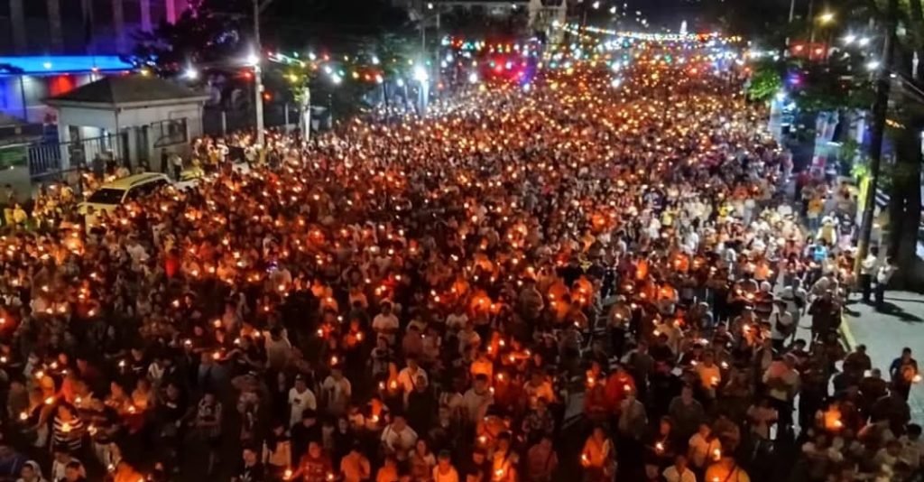 Thousands of devotees participated in the Penitential Walk with Mary in Cebu City, journeying from Our Lady of Guadalupe Church to the Basilica Minore