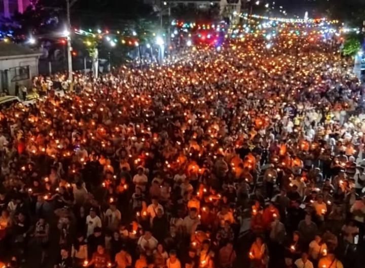 Thousands of devotees participated in the Penitential Walk with Mary in Cebu City, journeying from Our Lady of Guadalupe Church to the Basilica Minore