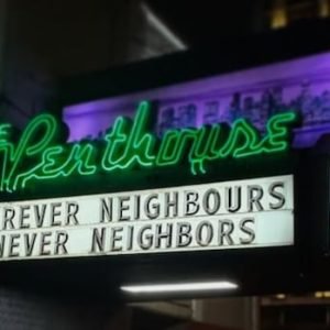 Vancouver strip club marquee cited as hate speech on X