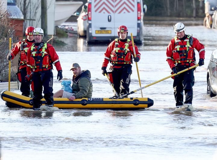 Weather UK latest: Liverpool airport suspends flights as ‘danger to life’ flood warning issued and more snow forecast