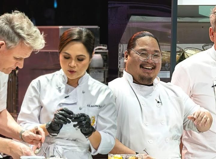 Who won the sweet showdown? Four pros battle it out for chef Gordon Ramsay's seal of halo-halo approval during his visit to Manila